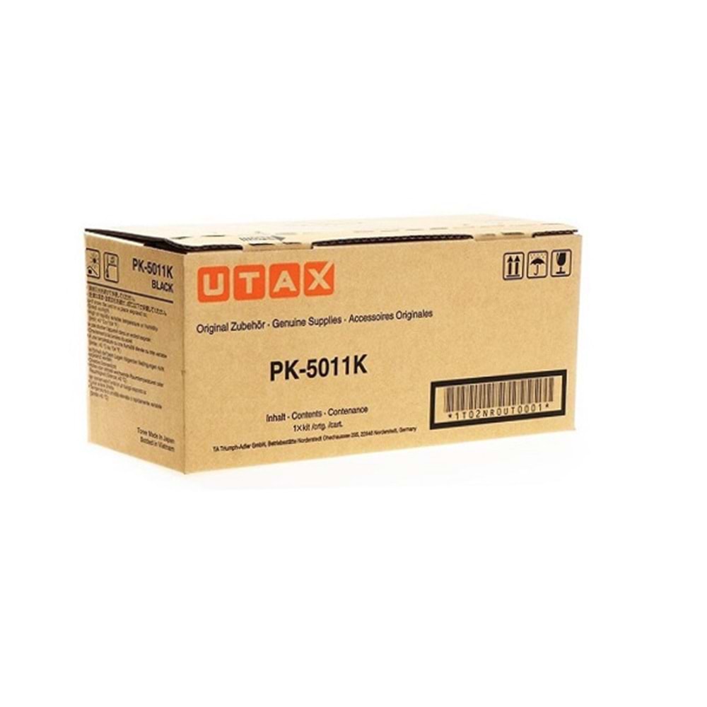 Utax PK-5011K Siyah Toner, P C 3060, 3061, 3065MFP, Orjinal