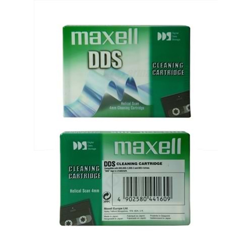Maxell DDS Helical Scan 4 mm Cleaning Cartridge